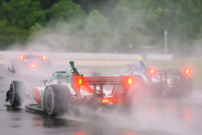 Wet race action
