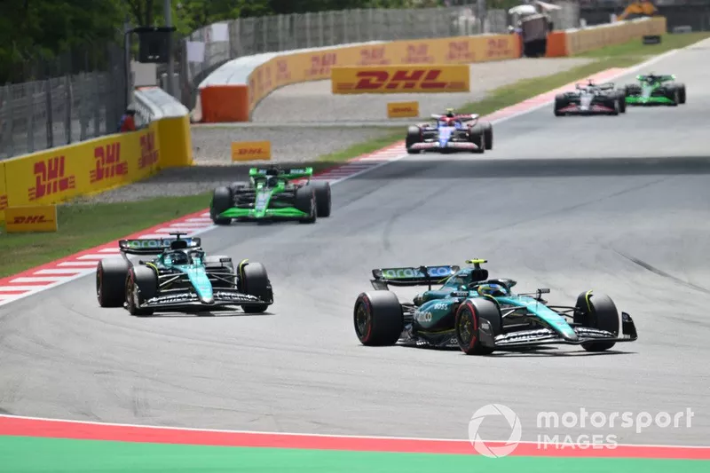 Fernando Alonso, Aston Martin AMR24, Lance Stroll, Aston Martin AMR24 