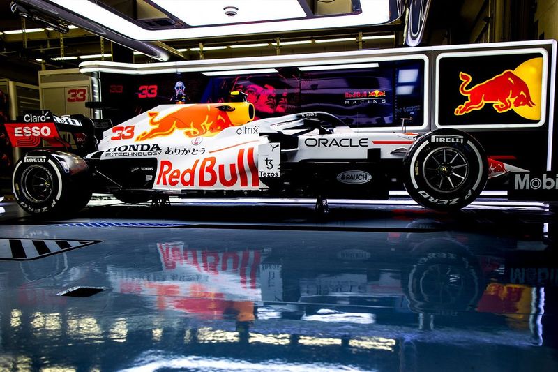 Red Bull Racing RB16B white livery