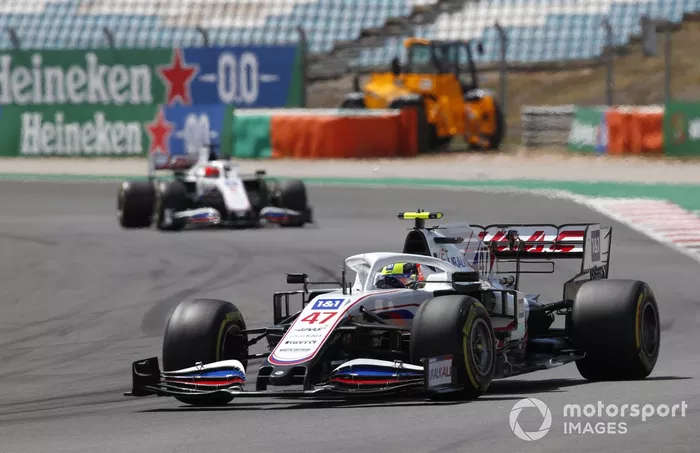 Mick Schumacher, Haas VF-21, Nikita Mazepin, Haas VF-21