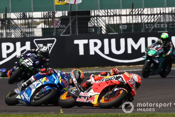 Marc Marquez, Repsol Honda Team,Alex Rins, Team Suzuki MotoGP