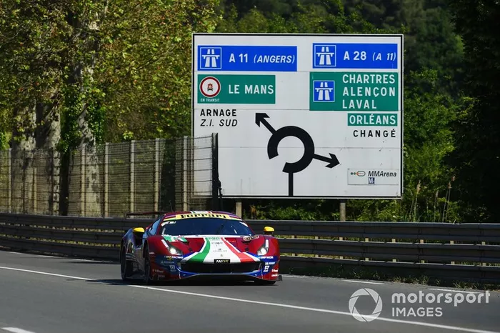#71 AF Corse Ferrari 488 GTE EVO: Davide Rigon, Sam Bird, Miguel Molina