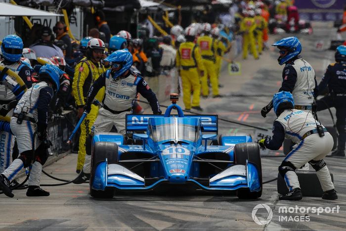 Alex Palou, Chip Ganassi Racing Honda, Pit Stop