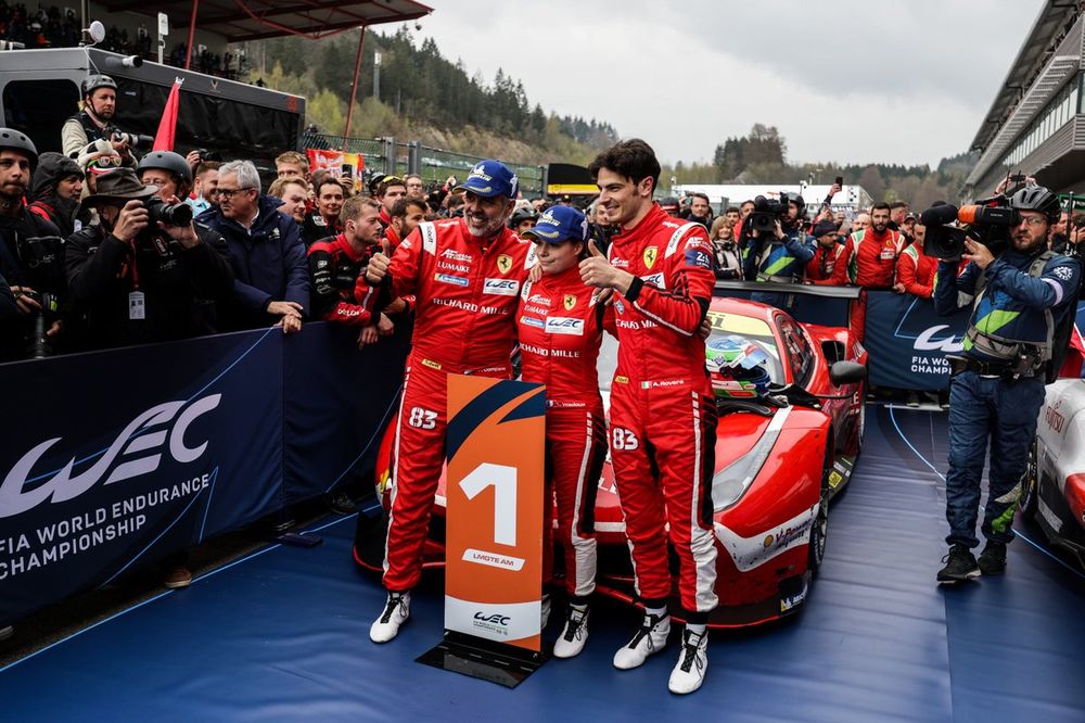 #83 Richard Mille AF Corse Ferrari 488 GTE EVO: Luis Perez Companc, Lilou Wadoux, Alessio Rovera