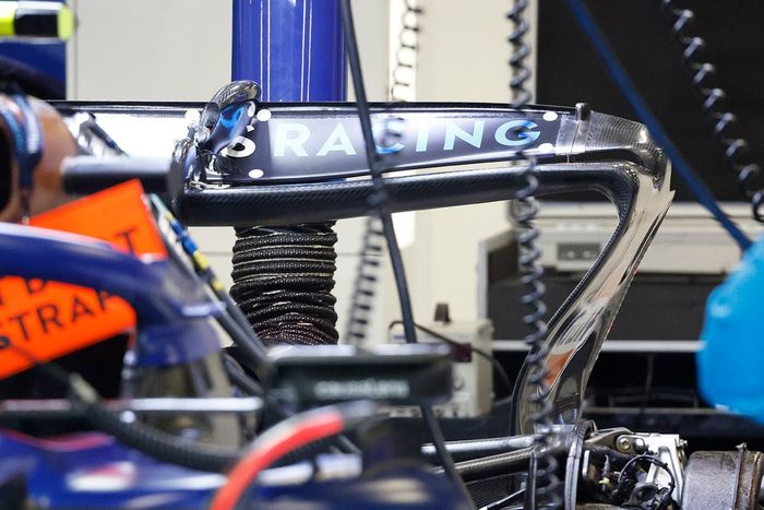 Detalle de la parte trasera del Williams FW45