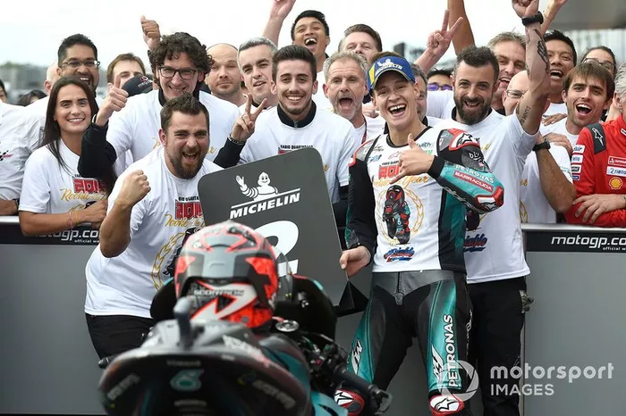 Second place Fabio Quartararo, Petronas Yamaha SRT