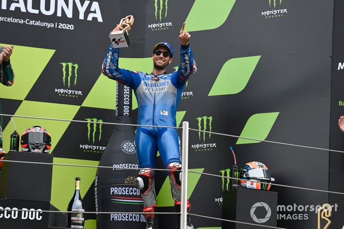 Podio: tercer lugar Alex Rins, Team Suzuki MotoGP