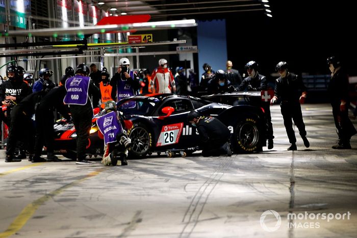 #26 Octane126 Ferrari 488 GT3: Björn Grossmann, Simon Trummer, Jonathan Hirschi, Luca Ludwig