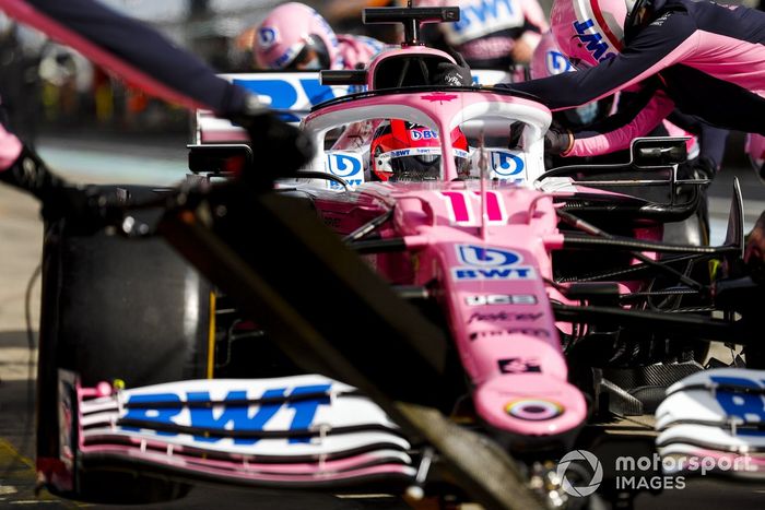 Sergio Pérez, Racing Point RP20, pit stop 