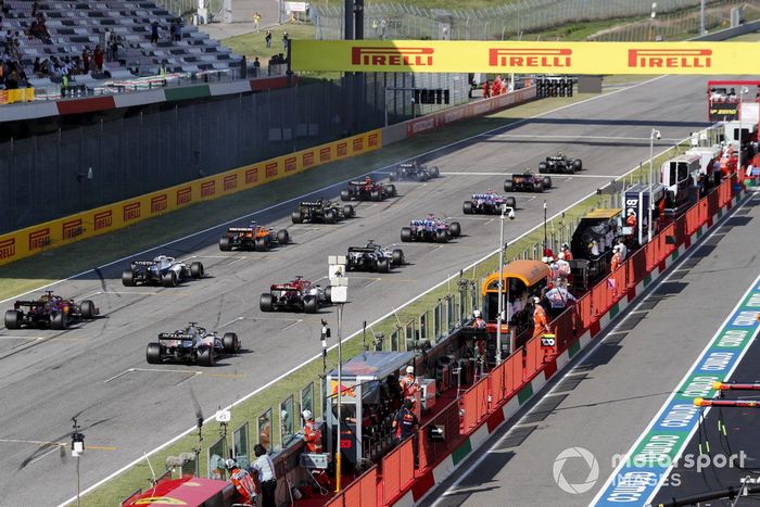 El reinicio de la carrera