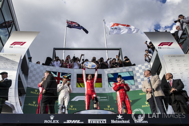 GP de Australia: 1º Vettel, 2º Hamilton, 3º Raikkonen