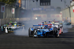 Sébastien Buemi, Renault e.Dams, alla partenza della gara