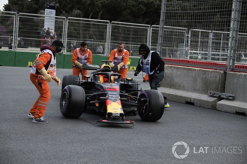 El auto de Daniel Ricciardo, Red Bull Racing RB14