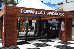 Paddock entrance