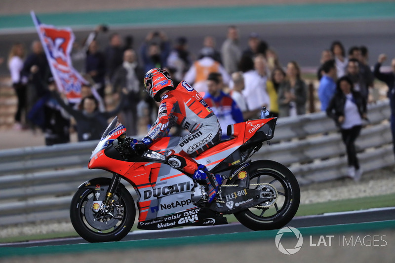 Переможець гонки Андреа Довіціозо, Ducati Team