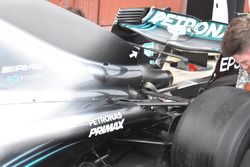Mercedes GP W09 parte posterior