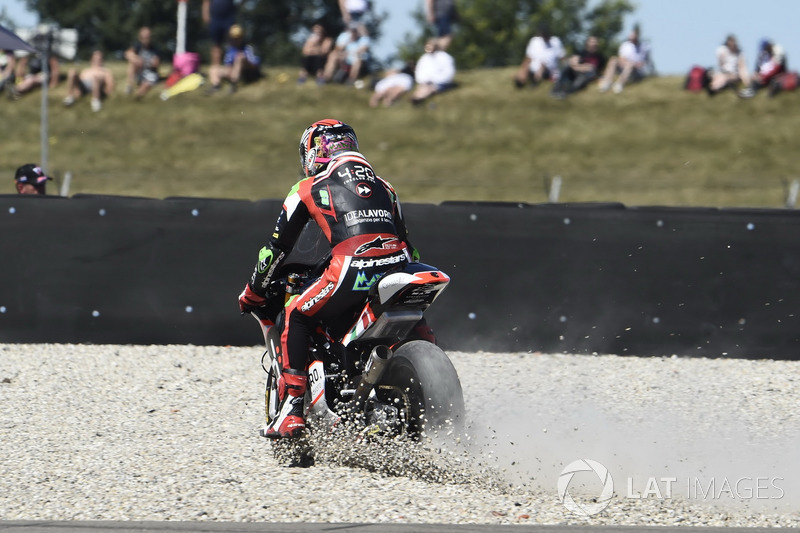 Stefano Manzi, Forward Racing runs wide