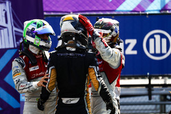 Переможець Жан-Ерік Вернь (Techeetah), Лукас ді Грассі (Audi Sport ABT Schaeffler) і Даніель Абт (Audi Sport ABT Schaeffler)