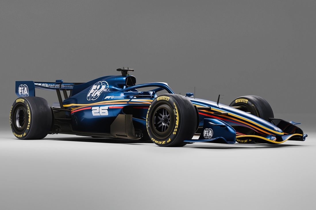 Render bolidu FIA F1 na rok 2026
