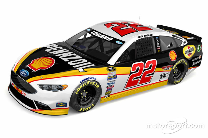 Throwback-Design von Joey Logano, Team Penske, Ford