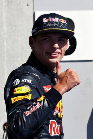 Max Verstappen, Red Bull Racing en parc ferme