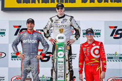 Podium: Sieger Josef Newgarden, Ed Carpenter Racing, Chevrolet; 2. Will Power, Team Penske, Chevrole