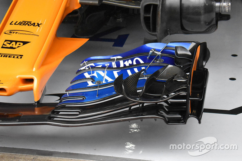 Alerón delantero del McLaren MCL33