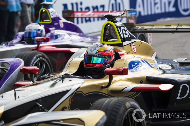 Jean-Eric Vergne, Techeetah, et Sam Bird, DS Virgin Racing