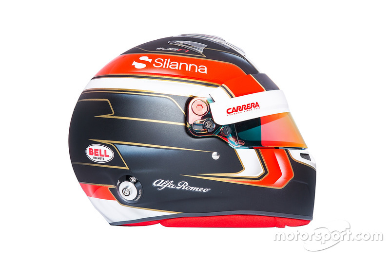 Il casco di Charles Leclerc, Sauber