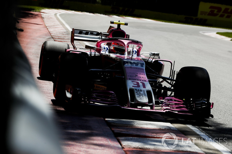 Esteban Ocon, Force India VJM11.