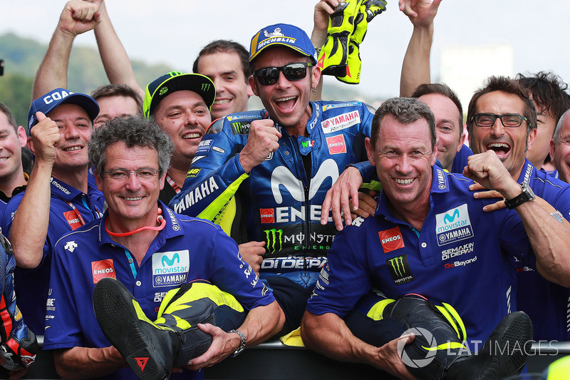 Runner-up MotoGP Jerman: Valentino Rossi, Yamaha Factory Racing