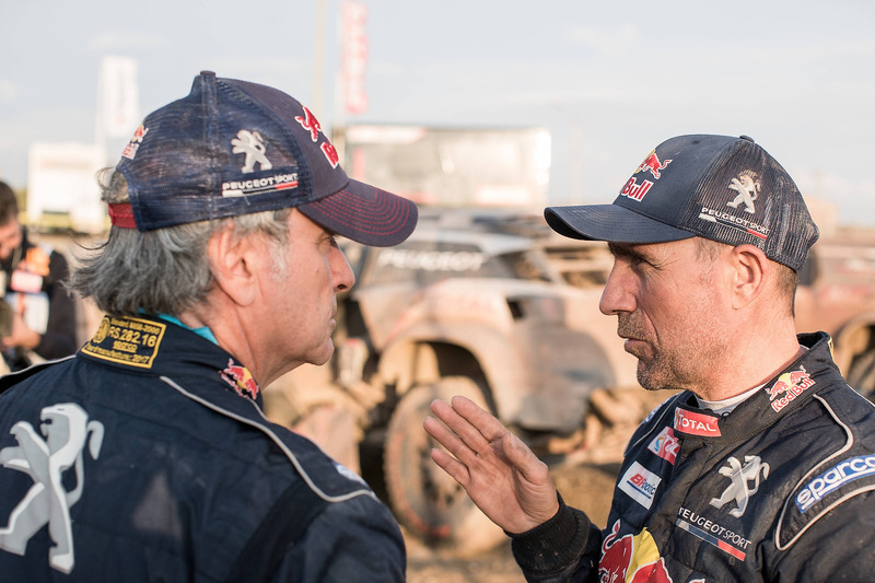 Carlos Sainz, Stéphane Peterhansel, Peugeot Sport