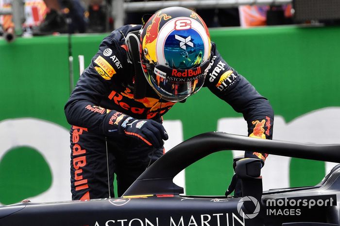 Daniel Ricciardo, Red Bull Racing en parc ferme 
