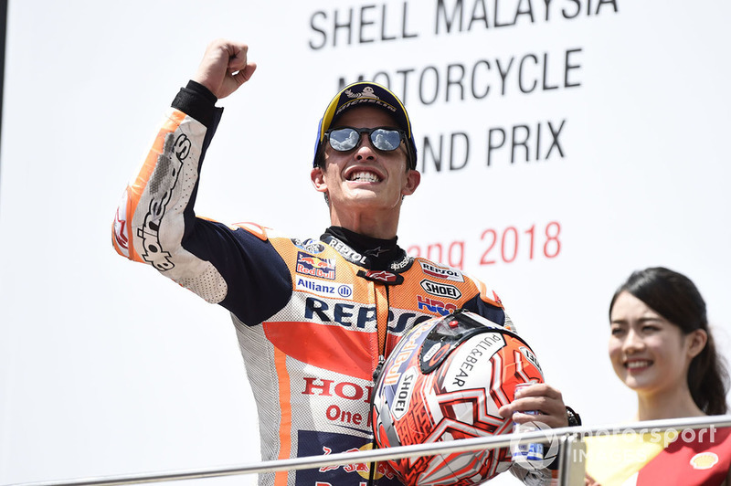 Podio: ganador de la carrera Marc Marquez, Repsol Honda Team