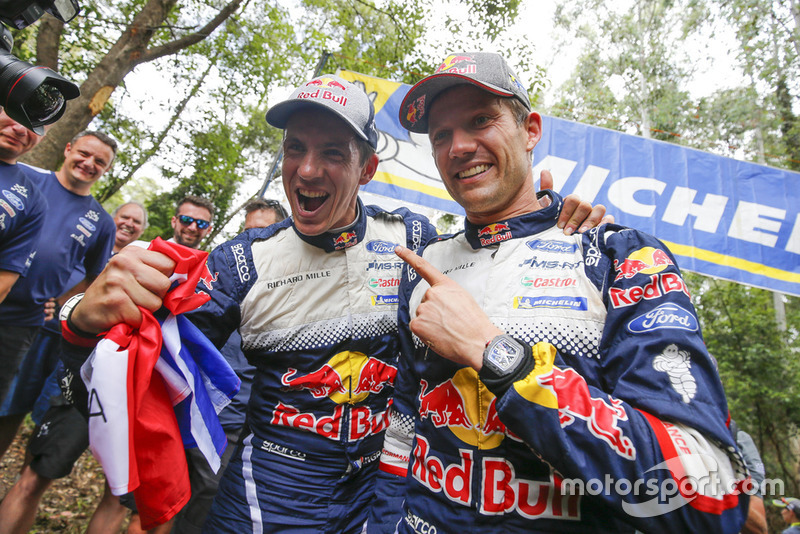 2018 WRC-kampioenen Sébastien Ogier, Julien Ingrassia, Ford Fiesta WRC, M-Sport Ford