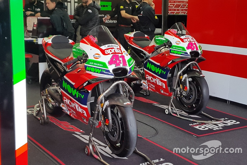 Motor van Aleix Espargaro, Aprilia Racing Team Gresini