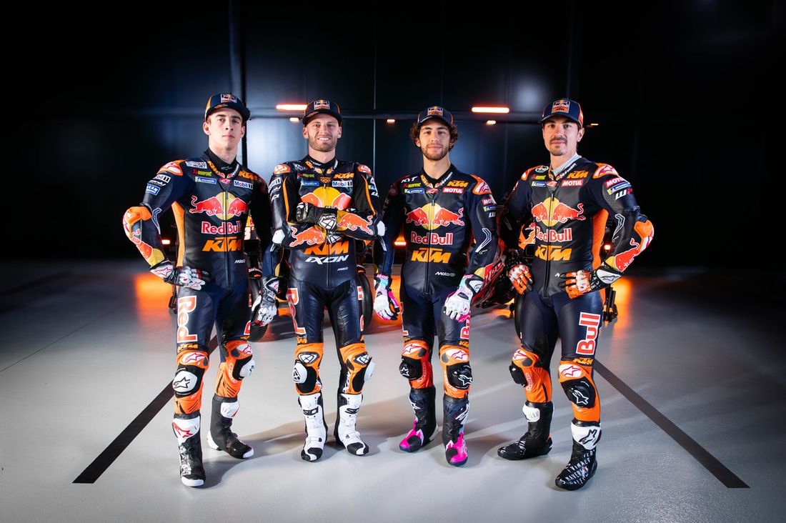 Pedro Acosta, Brad Binder, Red Bull KTM Factory Racing, Enea Bastianini, Maverick Viñales, Red Bull KTM Tech3