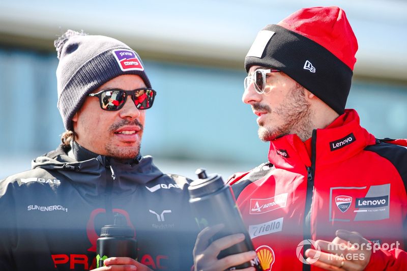Francesco Bagnaia, Ducati Team, Franco Morbidelli, Pramac Racing