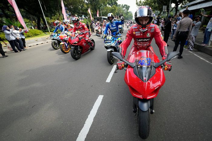 Parada de MotoGP en Jakarta