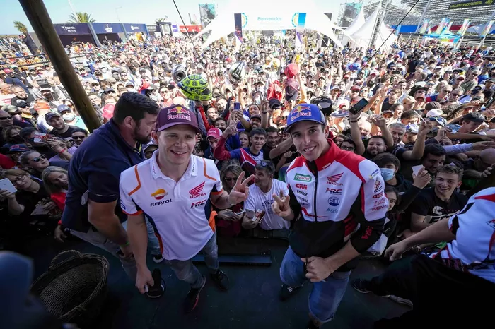 Stefan Bradl, Equipo Repsol Honda, Alex Márquez, Equipo LCR Honda