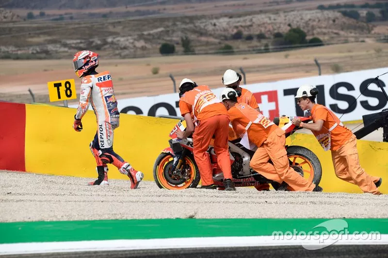Sturz: Marc Marquez, Repsol Honda Team