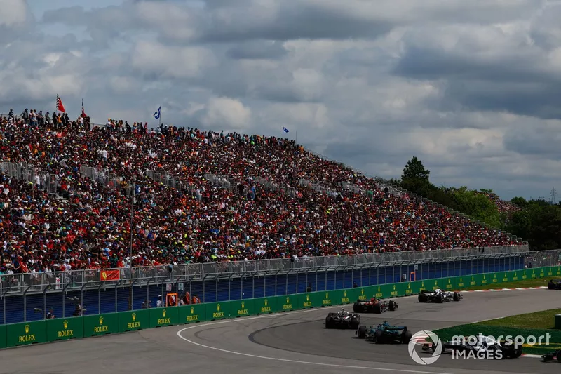 Yuki Tsunoda, AlphaTauri AT04, Zhou Guanyu, Alfa Romeo C43, Nico Hulkenberg, Haas VF-23, Lance Stroll, Aston Martin AMR23.