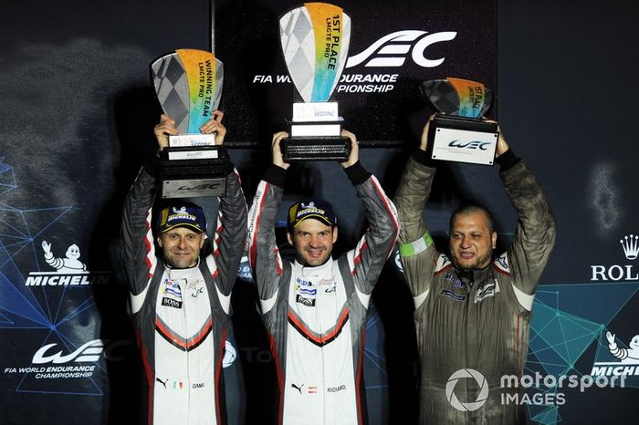 Podio GTLM Pro: #91 Porsche GT Team Porsche 911 RSR: Richard Lietz, Gianmaria Bruni 