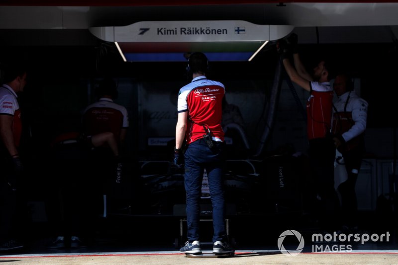 Le garage Alfa Romeo Racing