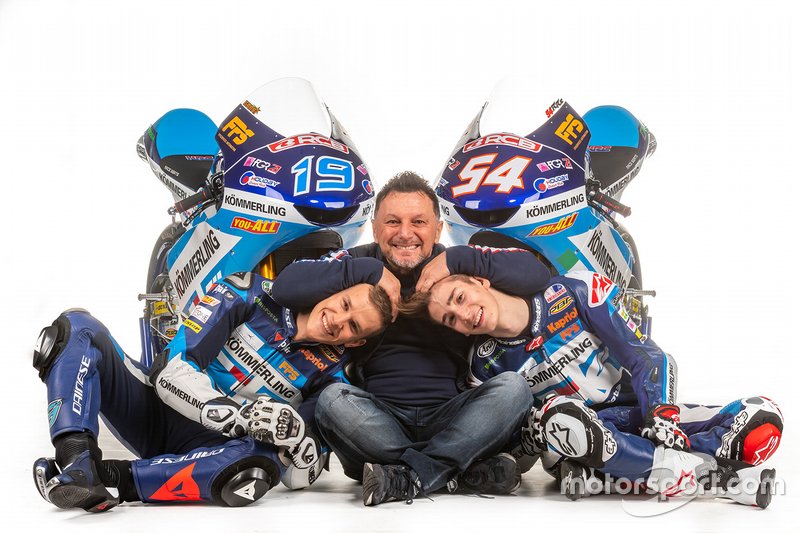 Gabriel Rodrigo, Fausto Gresini, Riccardo Rossi, Team Kömmerling Gresini Moto 3 project unveil