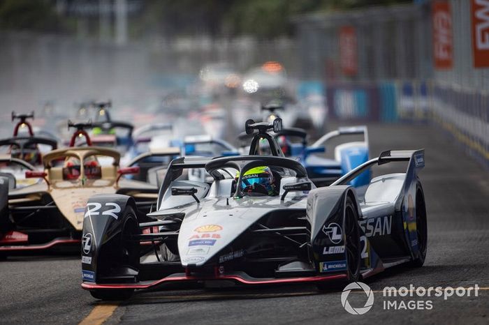 Oliver Rowland, Nissan e.Dams, Nissan IMO1, Jean-Eric Vergne, DS TECHEETAH, DS E-Tense FE19, en la salida