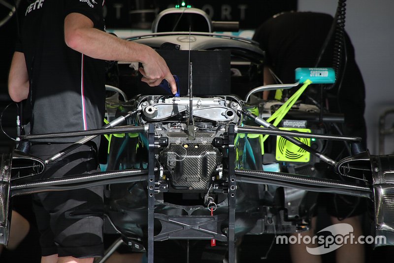 Mercedes AMG F1 technical detail
