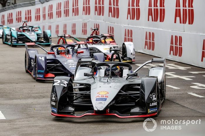 Sébastien Buemi, Nissan e.Dams, Nissan IMO1,  Robin Frijns, Envision Virgin Racing, Audi e-tron FE05, Daniel Abt, Audi Sport ABT Schaeffler, Audi e-tron FE05 