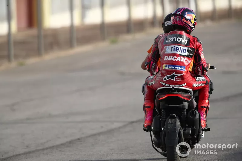 Enea Bastianini, Ducati Team after crash