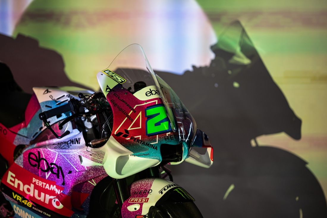 Franco Morbidelli. VR46 Racing Team Cremonini Live 25 librea